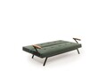 Canapea extensibila 3 locuri, Futon, 859FTN2908, Metal , Verde