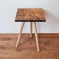 Masuta, Leona, Shp122, 35x42x35 cm, MDF , Maro / Negru