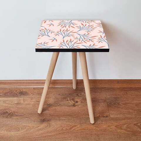 Masuta, Leona, Shp169, 35x42x35 cm, MDF , Somon / Albastru Marin