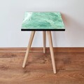 Masuta, Leona, Shp179, 35x42x35 cm, MDF , Verde/Alb