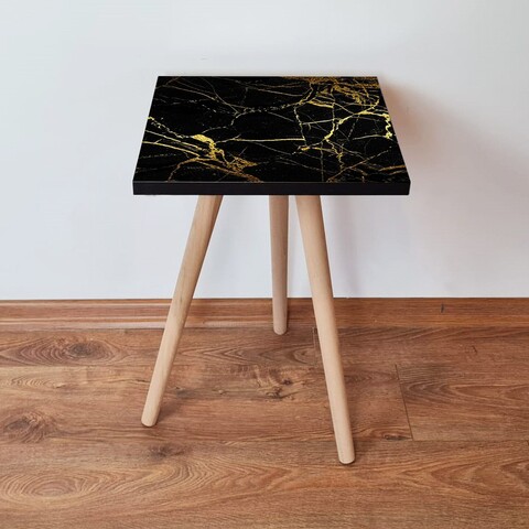 Masuta, Leona, Shp184, 35x42x35 cm, MDF , Negru