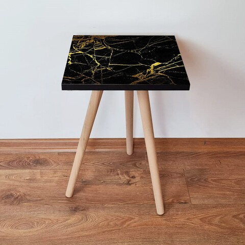 Masuta, Leona, Shp185, 35x42x35 cm, MDF , Negru