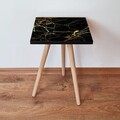 Masuta, Leona, Shp185, 35x42x35 cm, MDF , Negru