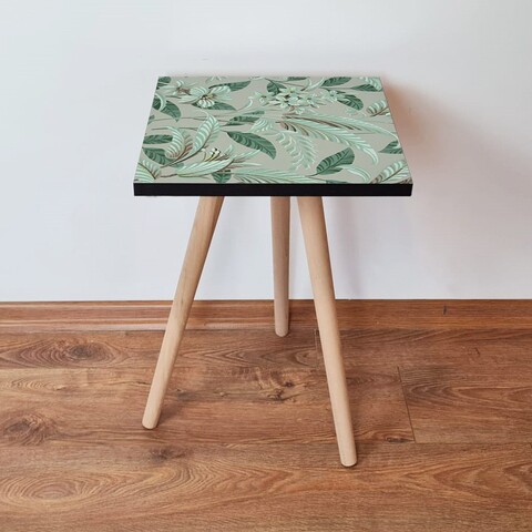 Masuta, Leona, Shp193, 35x42x35 cm, MDF , Verde / nurcă