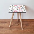 Masuta, Leona, Shp211, 35x42x35 cm, MDF , Roz / Galben / Negru / Albastru