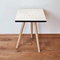 Masuta, Leona, Shp221, 35x42x35 cm, MDF , Alb/Gri