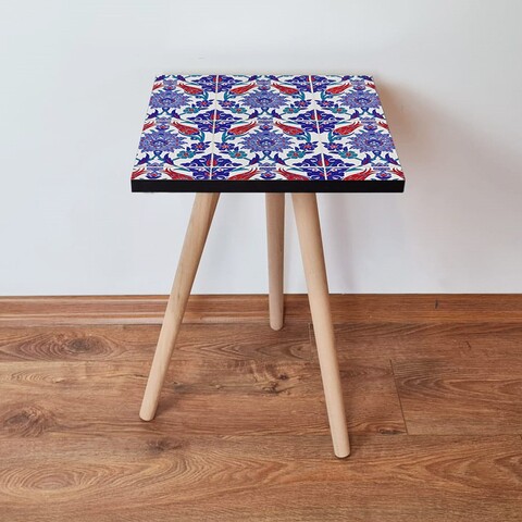 Masuta, Leona, Shp224, 35x42x35 cm, MDF , Bleumarin / Albastru / Roșu / Alb