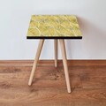 Masuta, Leona, Shp239, 35x42x35 cm, MDF , Aur/Alb