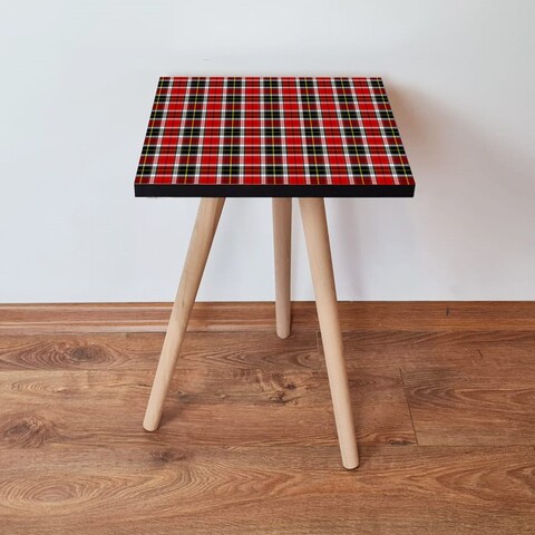 Masuta, Leona, Shp246, 35x42x35 cm, MDF , Roșu / Negru / Galben
