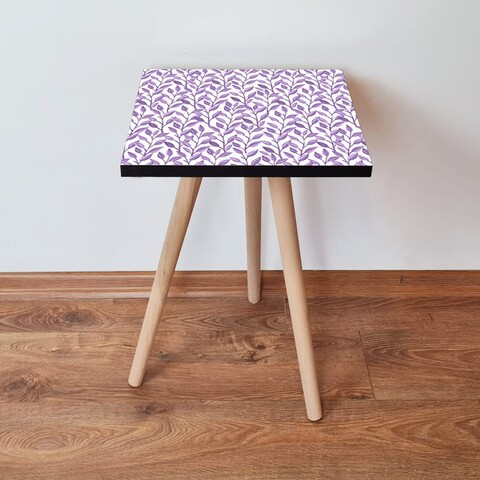 Masuta, Leona, Shp247, 35x42x35 cm, MDF , Mov/Alb