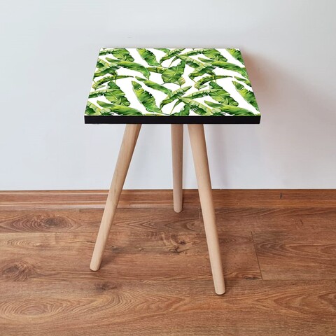 Masuta, Leona, Shp253, 35x42x35 cm, MDF , Verde/Alb