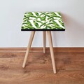 Masuta, Leona, Shp253, 35x42x35 cm, MDF , Verde/Alb