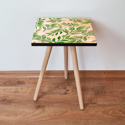 Masuta, Leona, Shp261, 35x42x35 cm, MDF , Verde/Somon