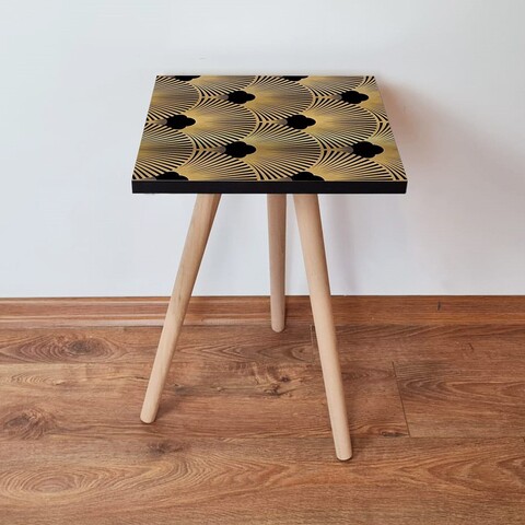 Masuta, Leona, Shp266, 35x42x35 cm, MDF , Negru