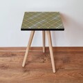 Masuta, Leona, Shp324, 35x42x35 cm, MDF , Aur / Albastru Marin