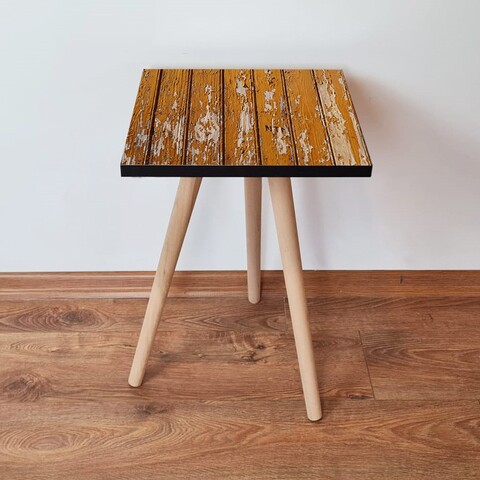 Masuta, Leona, Shp343, 35x42x35 cm, MDF , Cămilă / Smântână