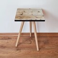 Masuta, Leona, Shp347, 35x42x35 cm, MDF , Maro / Bej / Negru