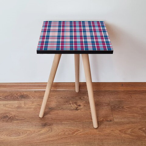 Masuta, Leona, Shp368, 35x42x35 cm, MDF , Bleumarin / Albastru / Roz / Alb