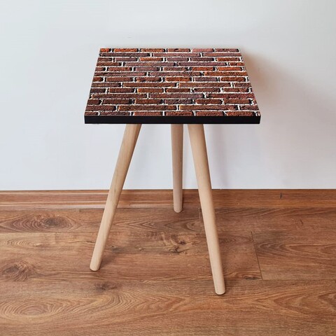 Masuta, Leona, Shp372, 35x42x35 cm, MDF , Maro/Alb