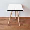 Masuta, Leona, Shp399, 35x42x35 cm, MDF , Alb/Gri
