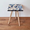 Masuta, Leona, Shp62, 35x42x35 cm, MDF , Bleumarin / Albastru / Nurcă