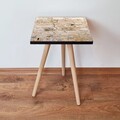 Masuta, Leona, Shp67, 35x42x35 cm, MDF , Bej/Alb