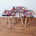 Set masute 3 piese, Leona, 3Shp323, MDF , Multicolor