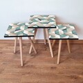 Set masute 3 piese, Leona, 3Shp330, MDF , Multicolor