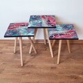 Set masute 3 piese, Leona, 3Shp349, MDF , Multicolor