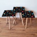 Set masute 3 piese, Leona, 3Shp376, MDF , Multicolor
