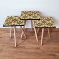 Set masute 3 piese, Leona, 3Shp44, MDF , Multicolor