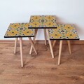 Set masute 3 piese, Leona, 3Shp46, MDF , Multicolor