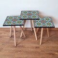 Set masute 3 piese, Leona, 3Shp48, MDF , Multicolor