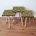 Set masute 3 piese, Leona, 3Shp49, MDF , Multicolor