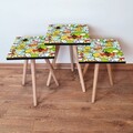 Set masute 3 piese, Leona, 3Shp9, MDF , Multicolor