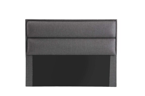 Tablie de pat, Mindy, Rise 180 x 200, 187x127x5 cm, PAL, Gri inchis