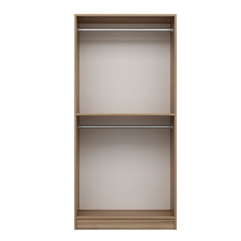 Dulap pentru haine, Minerva, Minar Kale, 90x190x52 cm, PAL, Maro