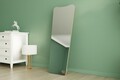 Oglinda decorativa, Siam, Vitros Ayaklı, 55x150x2 cm, MDF , Nisip
