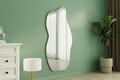 Oglinda decorativa, Siam, Ralia, 70x175x2 cm, MDF , Nisip