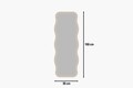 Oglinda decorativa, Siam, Aror, 50x160x2 cm, MDF , Nisip
