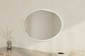 Oglinda decorativa, Siam, Beyo, 60x90x2 cm, MDF , Alb