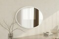 Oglinda decorativa, Siam, Beyo, 60x90x2 cm, MDF , Alb