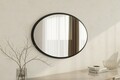 Oglinda decorativa, Siam, Beyo, 60x90x2 cm, MDF , Negru