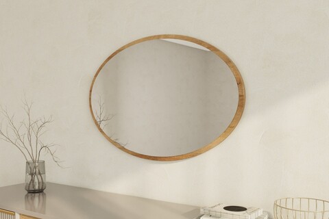 Oglinda decorativa, Siam, Beyo, 60x90x2 cm, MDF , Maro