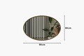 Oglinda decorativa, Siam, Beyo, 60x90x2 cm, MDF , Maro