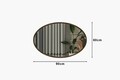 Oglinda decorativa, Siam, Beyo, 60x90x2 cm, MDF , Maro