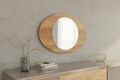 Oglinda decorativa, Siam, Obble, 60x90x2 cm, MDF , Maro