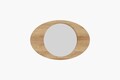 Oglinda decorativa, Siam, Obble, 60x90x2 cm, MDF , Maro