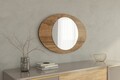 Oglinda decorativa, Siam, Obble, 60x90x2 cm, MDF , Maro