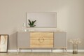 Oglinda decorativa, Siam, Moen, 60x120x2 cm, MDF , Alb